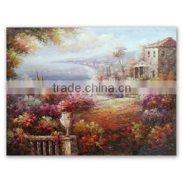ROYIART landscape Mediterranean oil painting on canvas very good price #0071