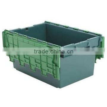 80 Litre Heavy Duty Attached Lid Container / Lidded Plastic Storage Box