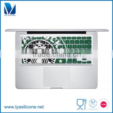Custom Fashion Design Waterproof US Enter Silicone Keyboard Protector Cover For MacBook Air
