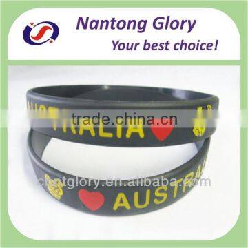 custom silicone wristband for couple