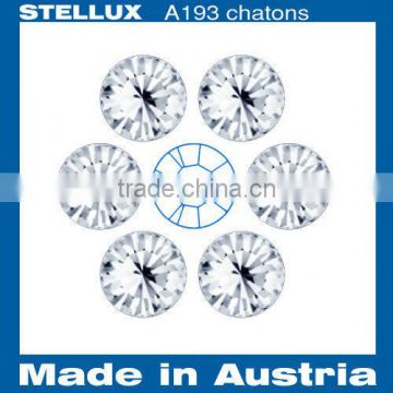 Stellux A193 Glass chatons Point back rhinestones Crystal