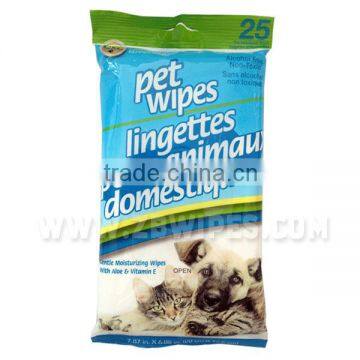 Alcohol Free Gentle Pet Moist Toweletttes