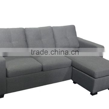 Hot sale new design simple modern sofa,Corner sectional sofa,Grey linen fabric sofa