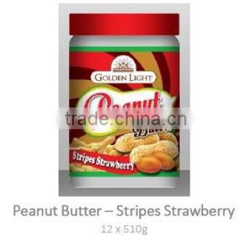 Peanut Butter - Stripes Strawberry