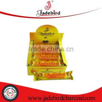 Mango flavor white ash round charcoal for narghile