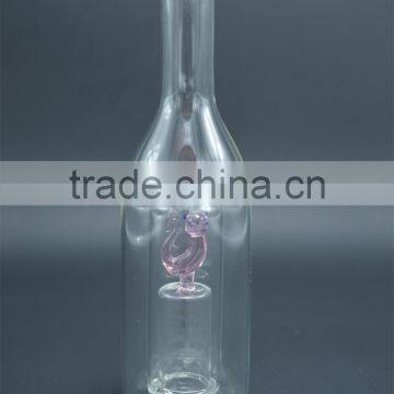 Item HSB250 wholesale Fancy glass bottle double glass bottle