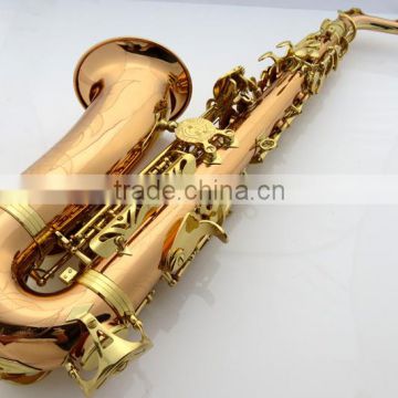Rose brass gloss finish alto sax