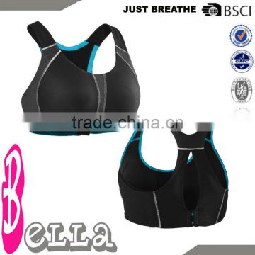 high quality lady's fitness bra gym wear sexy sport bra