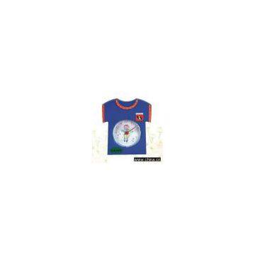 polo shirt quartz clock