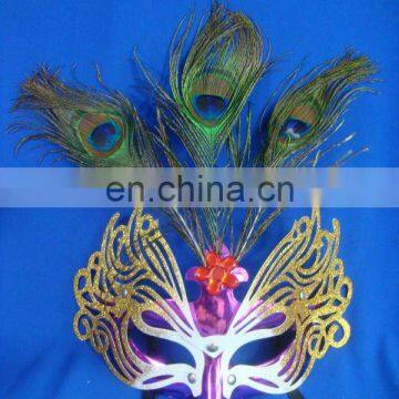 CG-PM005 Peacock feather mask party eye mask