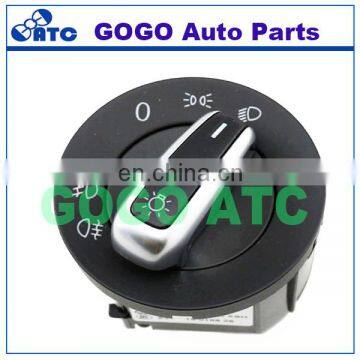 Chrome Headlight Control Switch For VW Rabbit Jetta Golf OEM 3C8 941 431C 5ND 941 431A 3C8941431C , 5ND941431A