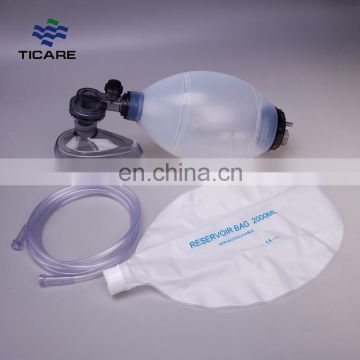 Silicone Manual Oxygen Resuscitator Function Of Ambu Bag