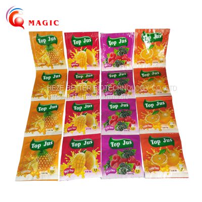 Fruit juice concentrate powder with many different flavors