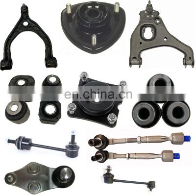 Auto suspension systems front lower control arms tie rod end engine mount ball joint bushing stabilizer links for car suspension