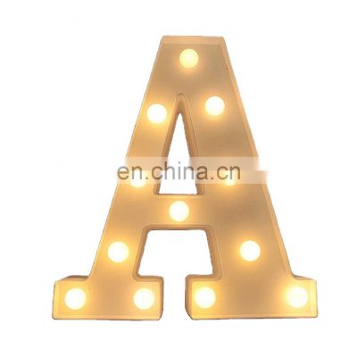 Party Celebration Love Alphabet Arabic Number Marquee Lights LED Channel Letter Logo Sign 3d Led Letter Sign Night Light
