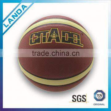 official size 7 quality PU basketball ball for match