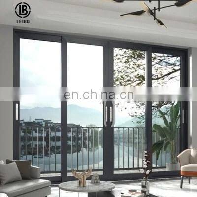 Australia standard aluminium french door exterior casement door with blinds for house