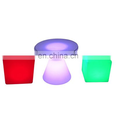 mobile bar tables decorative led cube chair outdoor furniture lighting up giardino chair cube