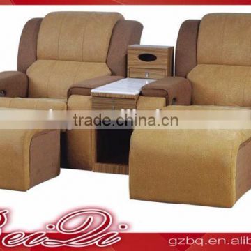 Beiqi Guangzhou New Design Double Person Comfortable and Spacious Manicure Chair Used Beauty Salon Furniture