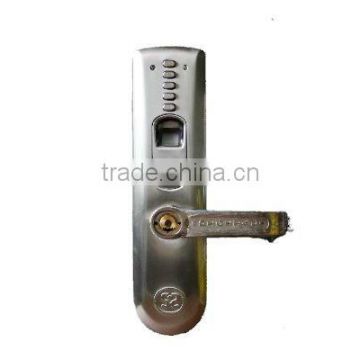 Digital Silver Fingerpirnt door lock with remotes, keys and password