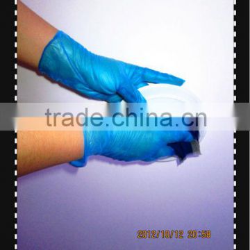 AQL 1.5-4.0 CE/ISO Approved Green Vinyl Glove
