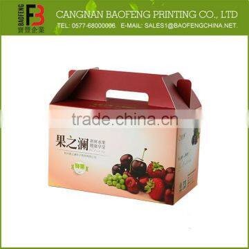 Hot Selling Custom Printed China Supplies Organic Fruit Box