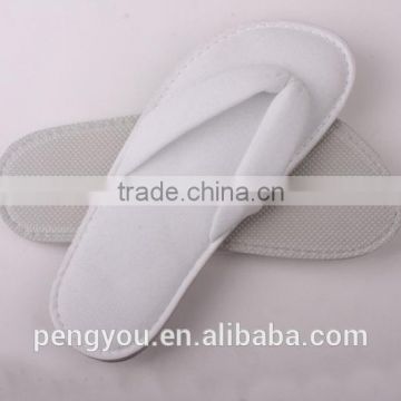 2014 new design high quality terry flip flops slippers