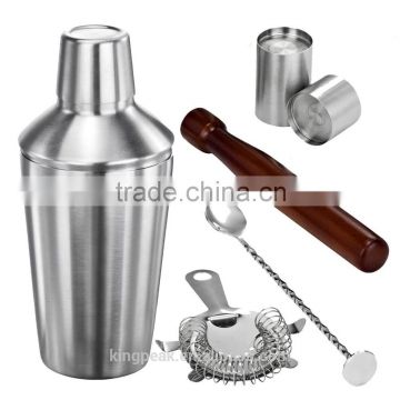 2015 Best Selling Cocktail Shaker Set/cocktail shaker stainless steel/shaker joyshaker water bottle