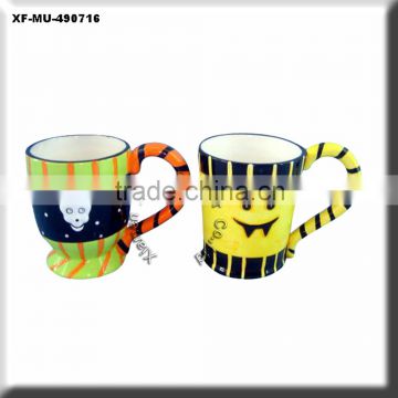 artistic ceramic halloween tea cup with special design