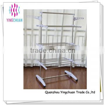 Stainless steel metal drying rack garment rack