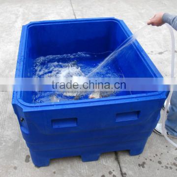 rotomolding insulated plastic fish ice cooler box