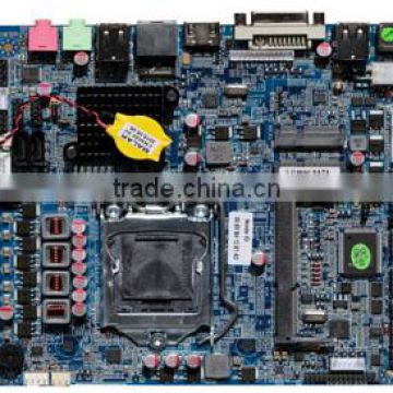 QM6800 mini-itx motherboard with DC, ultrathin, high speed, Intel H61chipset, i3/i5/i7,manily apply to finace, retail and ect.