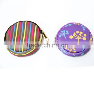 Wholesale neoprene purse case Christmas gift for kids/colorful Christmas gifts