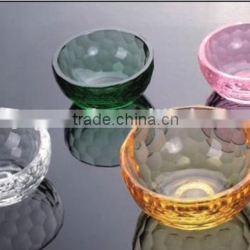 hotel tableware China wholesale crystal colorful bowl