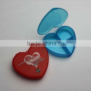 Personal Care 3 Case Heart Shape Pill Box