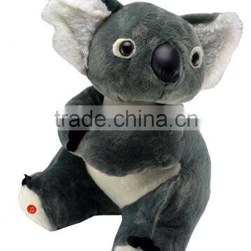 stuffed plush santa claus bluetooth doll Xmas koala soft toy with speaker