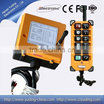 Henan Yuding 2016 new products telecontrol F23-BB 315/433.92MHZ universal wireless remote control electric hoist