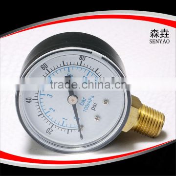 snap-in pc lens general pressure gauge