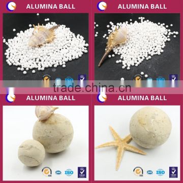 Alumina ball for gas and oil cracking gas dehydration