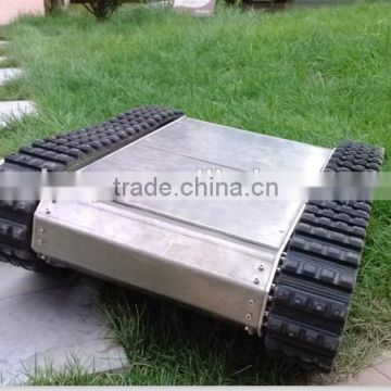 Fire control anti-terrorist robot rubber track tracked chassis for robot