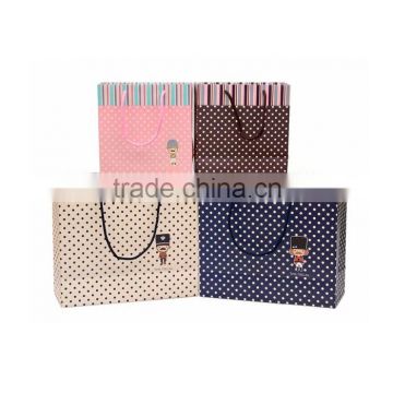 Colorful China supply women luxury gift paper bag