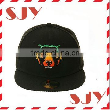 High quality snapback 3D embroidery flat brim customized caps