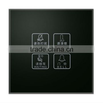 HOME AUTOMATION PANEL,SMART SWITCH,GLASS PANEL 4 GANG TOUCH PANEL