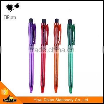 2016 Newest the best sale plastic roller ball pen with OEM cooperation