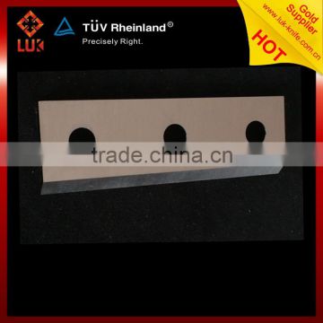 Heavy duty and long durability disc wood chipper blades