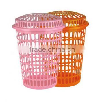 plastic laundry basket with lid