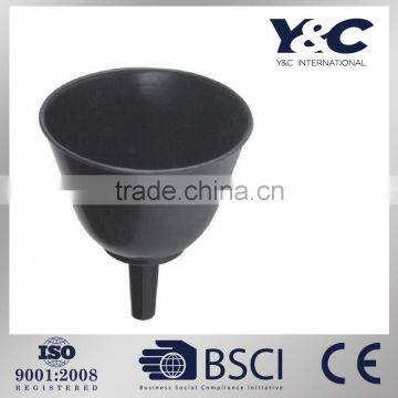 plastic oil funnel/round plastic colored car oil funnel