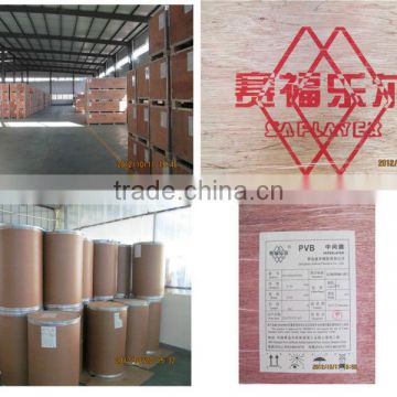 0.38mm poly vinyl butyral film interlayer manufacture