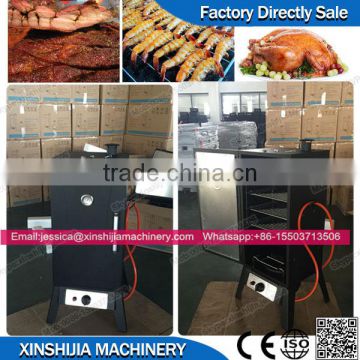 Outdoor family use gas oven for smoking