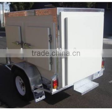 hot-sale 2 tons body proecessed FRP insulation foam refrigerated trailer